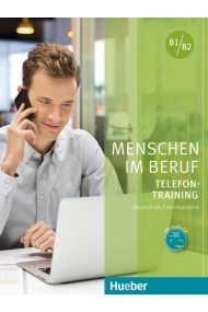 Cover of Menschen im Beruf - Telefontraining. Kursbuch mit Audio-CD