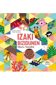 Coberta de Izaki bizidunen liburu handia