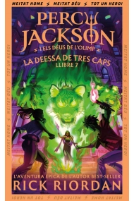Coberta de La deessa de tres caps (Percy Jackson i els déus de l'Olimp 7)