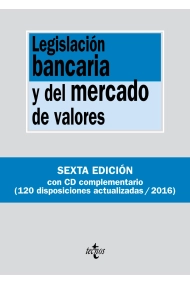 Cubierta de Legislación bancaria y del mercado de valores. Contiene CD