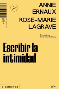 Cubierta de Escribir la intimidad