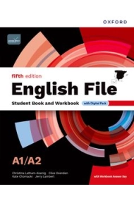 Coberta de English File 5th Edition A1/A2. Student's Book and Workbook and digital with Key Pack