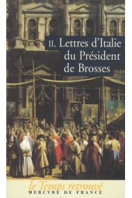 Cover of Lettres d'Italie du président de Brosses
