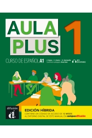 Coberta de Aula Plus 1 A1 Ed. Híbrida Libro del alumno 