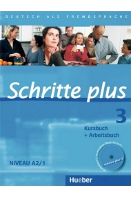 Cover of Schritte plus  Bd.3 Kursbuch + Arbeitsbuch, m. Audio-CD zum Arbeitsbuch