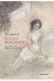Coberta de 12 poemas de Antonio Machado