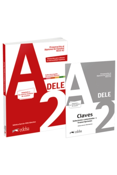 Coberta de Pack DELE A2 — Mónica María García-Viñó Sánchez