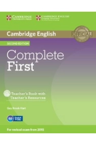 Cover of Complete First for Schools for Spanish Speakers. Teacher's Book with Teacher's Resources Audio CD/CD-ROM