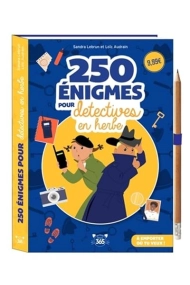 Cover von 250 énigmes pour détectives en herbe Avec 1 crayon offert