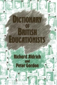 Cubierta de Dictionary of British Educationists