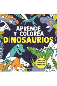 Coberta de Aprende y colorea: Dinosaurios