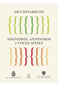 Cubierta de Diccionario de sinónimos, antónimos y voces afines