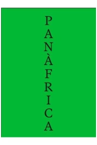 Cover von Panàfrica. Art i imaginaris polítics per a la construcció dun planeta negre