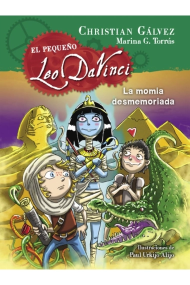 Coberta de La momia desmemoriada (El pequeño Leo Da Vinci 6) — Christian Gálvez