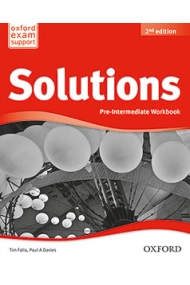 Cubierta de Solutions 2nd edition Pre-Intermediate. Workbook and Audio CD Pack