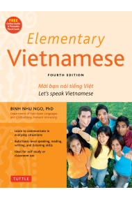 Cover of Elementary Vietnamese: Let's Speak Vietnamese, Revised and Updated Fourth Edition (Free Online Audio and Printable Flash Cards)