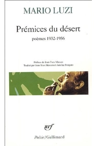 Coberta de Prémices du désert Poésie 1932-1957
