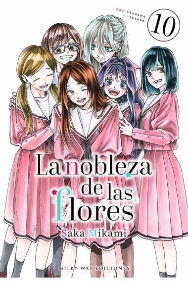 Coberta de La nobleza de las flores 10 — Saka Mikami