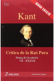 Cubierta de Crítica de la raó pura (Pròleg B / VII-XXXVII)