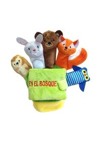 Coberta de EN EL BOSQUE (LIBRO GUANTE CON TÍTERES DE DEDO)