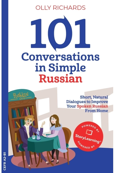 Coberta de 101 Conversations in Simple Russian — Olly Richards
