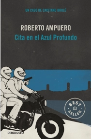 Cover von Cita en el azul profundo (Detective Cayetano Brulé 4)