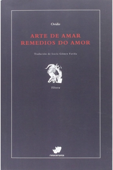 Cubierta de Arte de amar. Remedios do amor — Ovidio