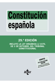 Cubierta de Constitución Española