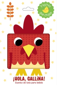 Coberta de ¡Hola, gallina! Cuento de tela para bebés