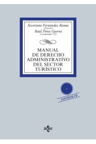Coberta de Manual de Derecho Administrativo del sector turístico