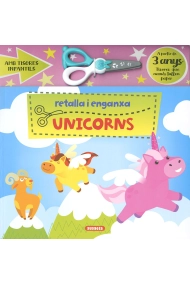 Coberta de Retalla i enganxa unicorns