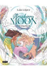 Coberta de Strawberry Moon. Coloring book