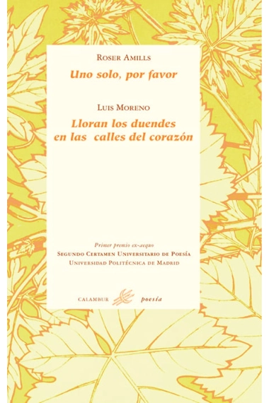 Cover von Uno solo, por favor / Lloran los duendes en las calles del corazón — Roser Amills und Manuel Moreno