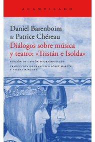 Cubierta de Diálogos sobre música y teatro: «Tristán e Isolda»