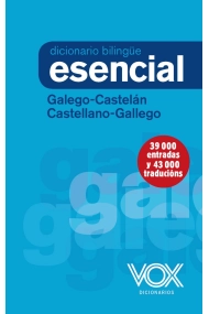 Coberta de Vox Diccionario Esencial Galego-Castelán / Castellano-Gallego