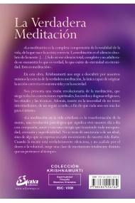 Cubierta de La verdadera meditación