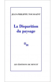 Cubierta de La disparition du paysage
