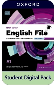 Coberta de English File 5th Edition A1. Student's Book and Workbook and digital with Key Pack