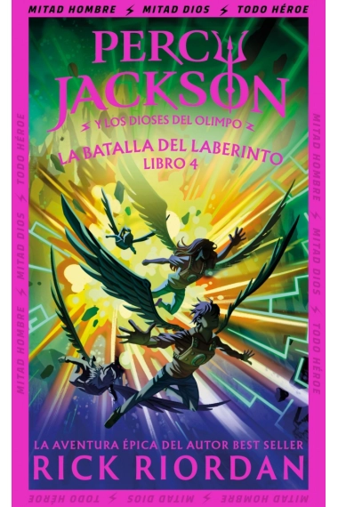 Coberta de La batalla del laberinto (Percy Jackson y los dioses del Olimpo 4) — Rick Riordan